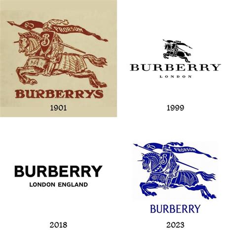 why burberry changed their logo|burberry old and new logo.